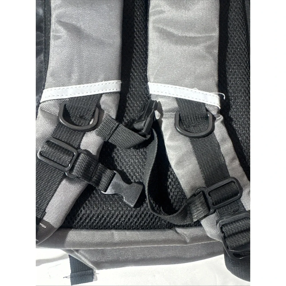 Avalanche Lifestyle Backpack Daypack Gray Black Multi compartment Back To School